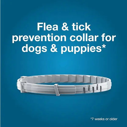 Seresto Flea & Tick Collar For Dogs Over 18 lbs., Treatment & Prevention, Vet-Recommend, 8 Month Protection
